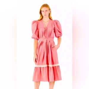 Hunter Bell Bowen Dress - Coral